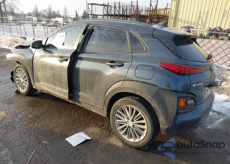 2020 Hyundai Kona Sel Plus z USA, uszkodzony, nr VIN KM8K62AA2LU525502